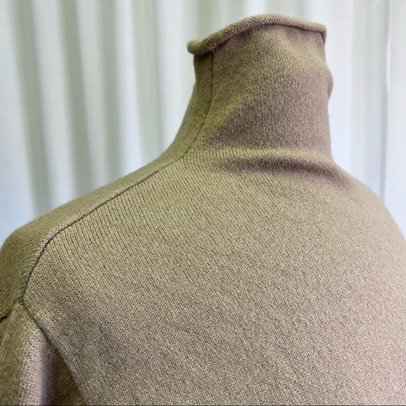 Wilfred Cyprie Turtleneck Merino Wool Sweater in Brown - Picture 3 of 16